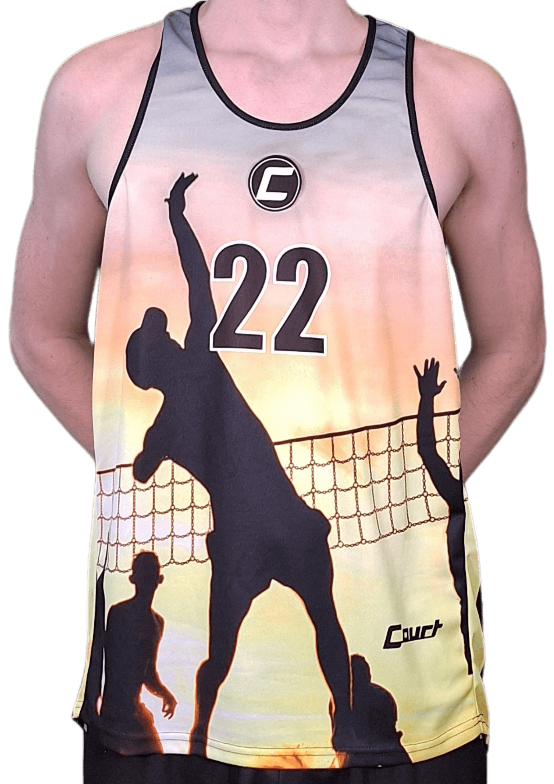 Beach volleyball shirt Court